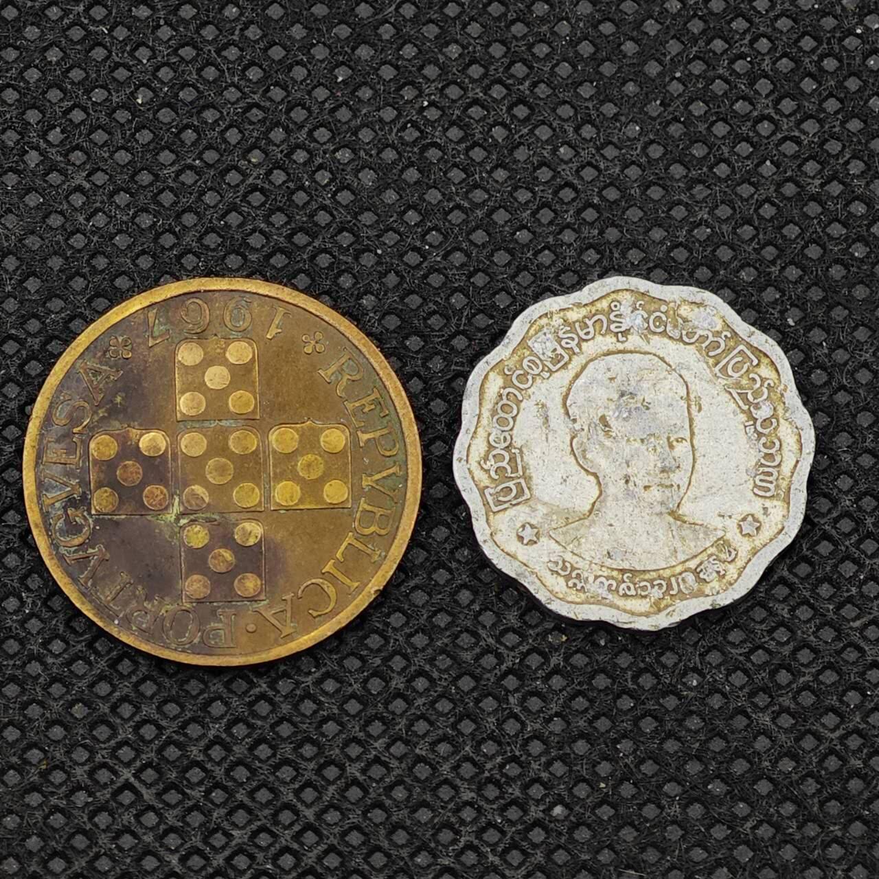 【淘币小摊】实时拍第八百三十一拍   散币场   满百包邮可预留二周 每周一统一发货    葡萄牙缅甸2枚