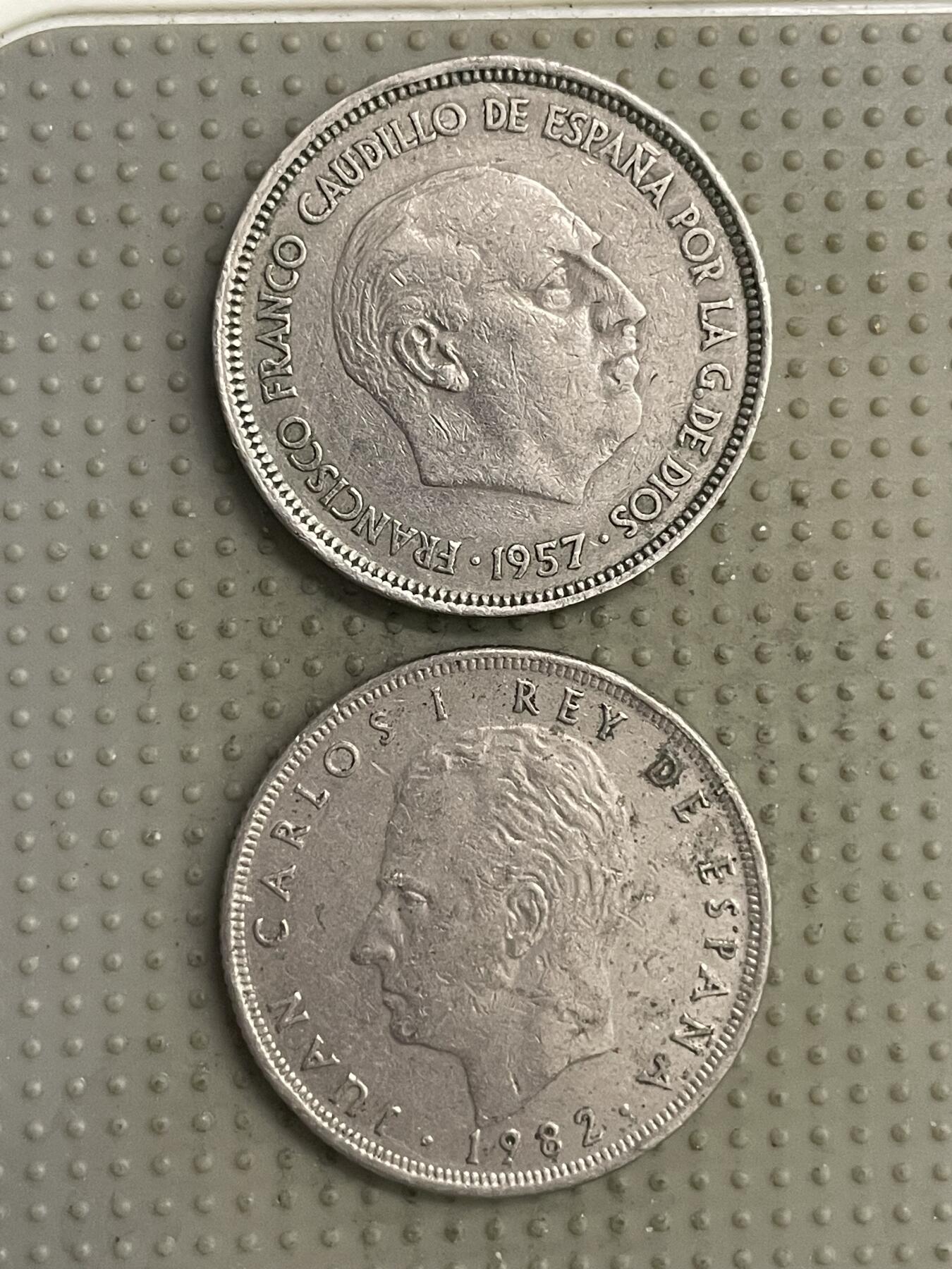 2025年第140场各国散币拍卖（总第140场） 西班牙25比赛塔2枚