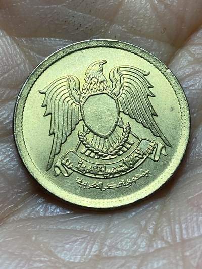 2025年第一百三十七场(总第一百六十三场）外国好品散币场(免佣金) - 原光未流通–埃及🇪🇬1973单年份5米利姆(阿拉伯共和国时期第一套第二版)
