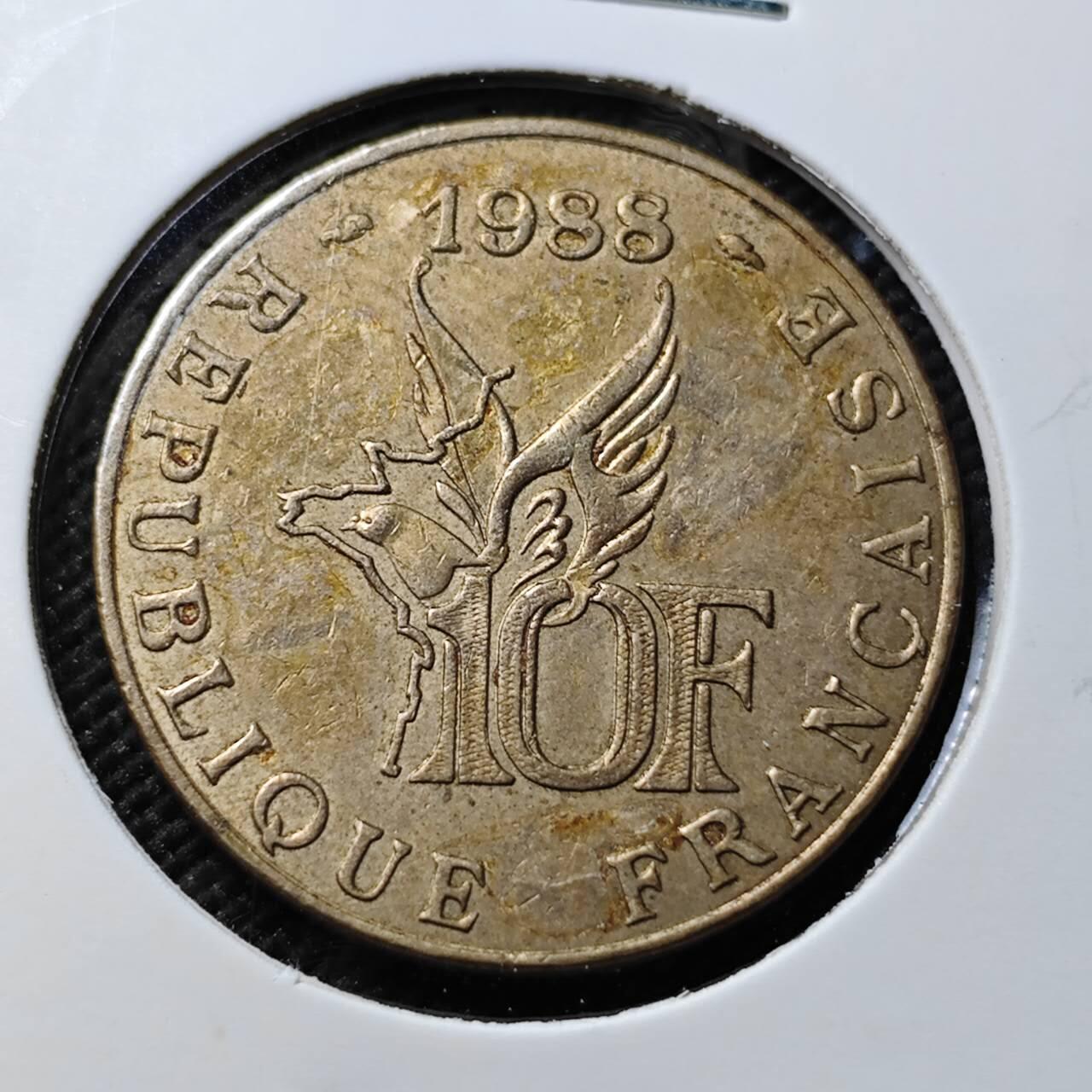 KK钱币收藏小铺 第380期  2月预留时间 周末发货 法国10法郎纪念币 