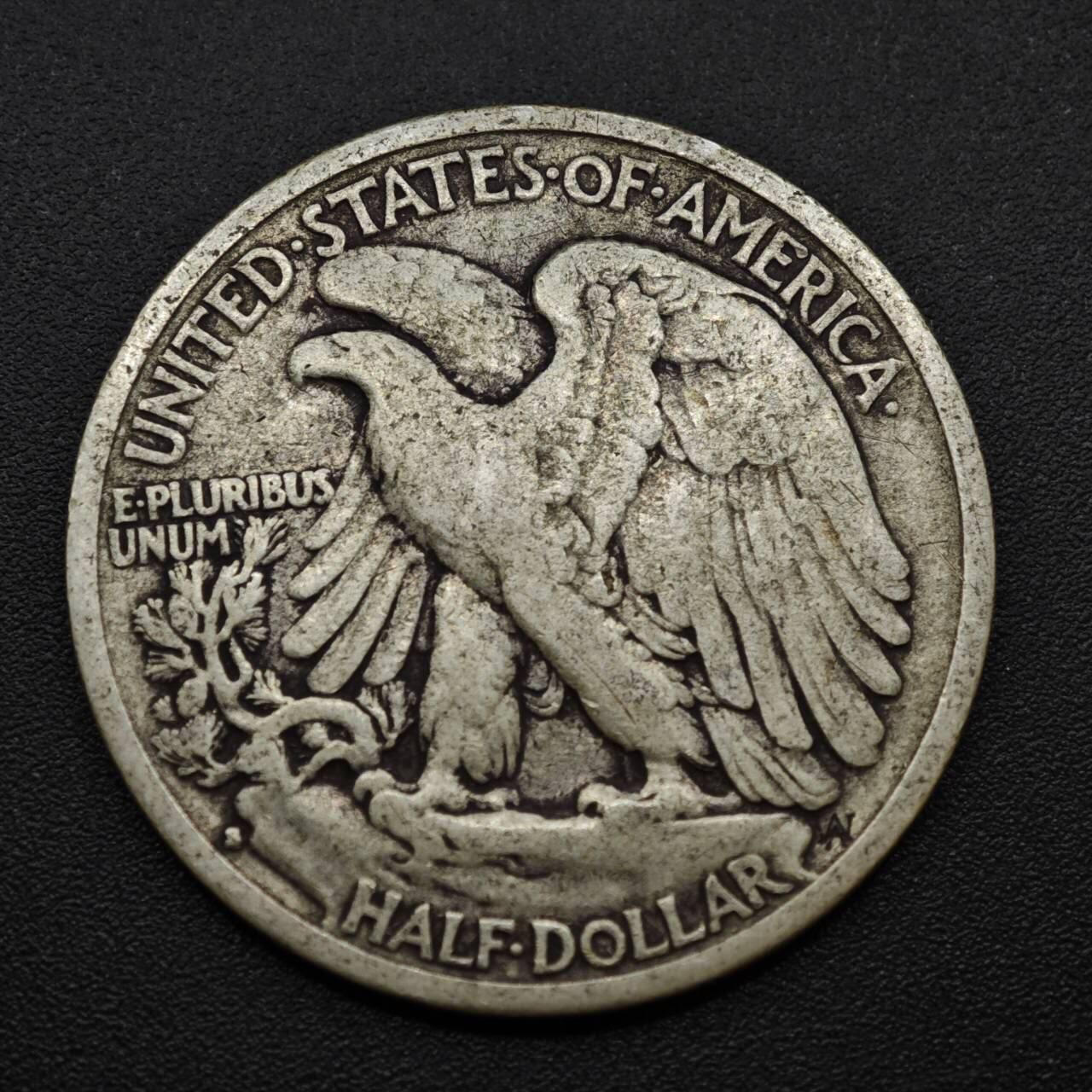 【淘币小摊】实时拍第八百三十拍   银币套币场   满百包邮可预留二周 每周一统一发货   美国1934年行走半美元银币