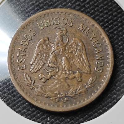 KK钱币收藏小铺 第381期  2月预留时间 周末发货 - 1945墨西哥1分 