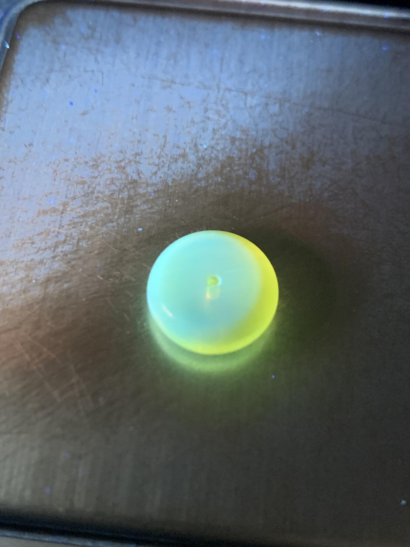 精美天然乌克兰蜜蜡随形小平安扣一个