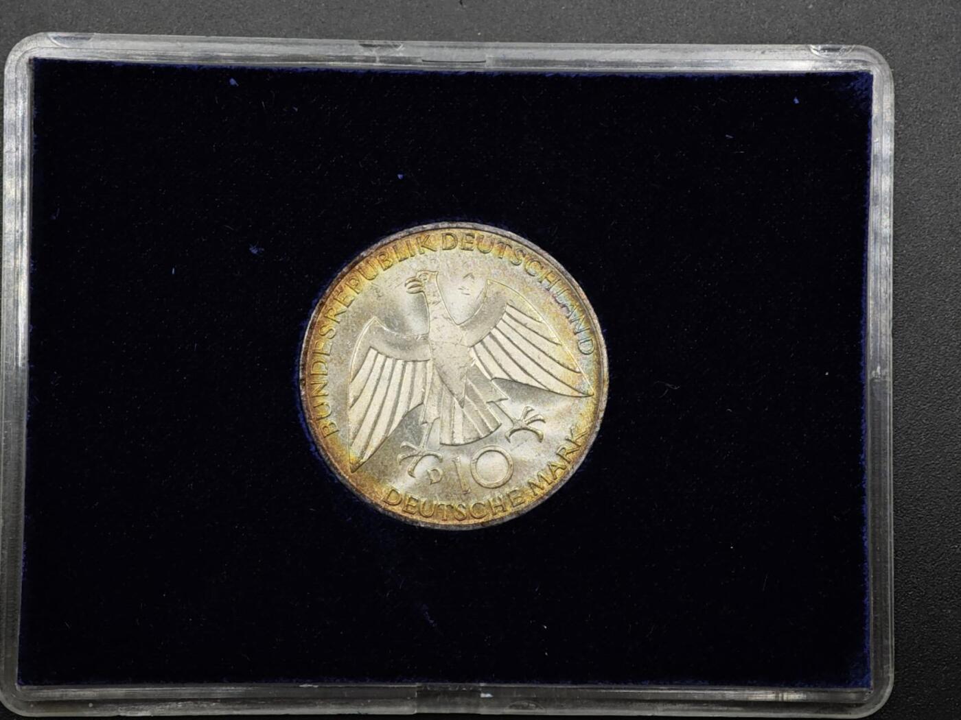 【淘币小摊】实时拍第八百三十拍   银币套币场   满百包邮可预留二周 每周一统一发货   德国1972年慕尼黑奥运会10马克银币重15.5克625银银价135