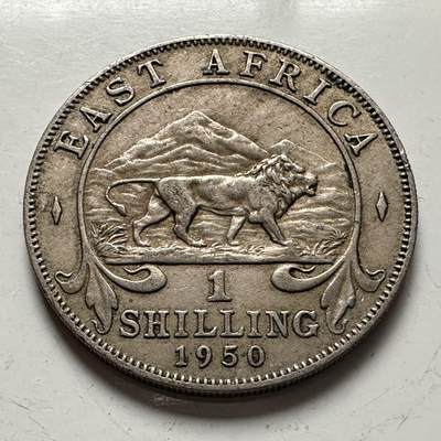 🌹外币初藏🌹🐯2025年第141场  每周二四六晚8️⃣点 接代拍 - 英属东非1950年一先令