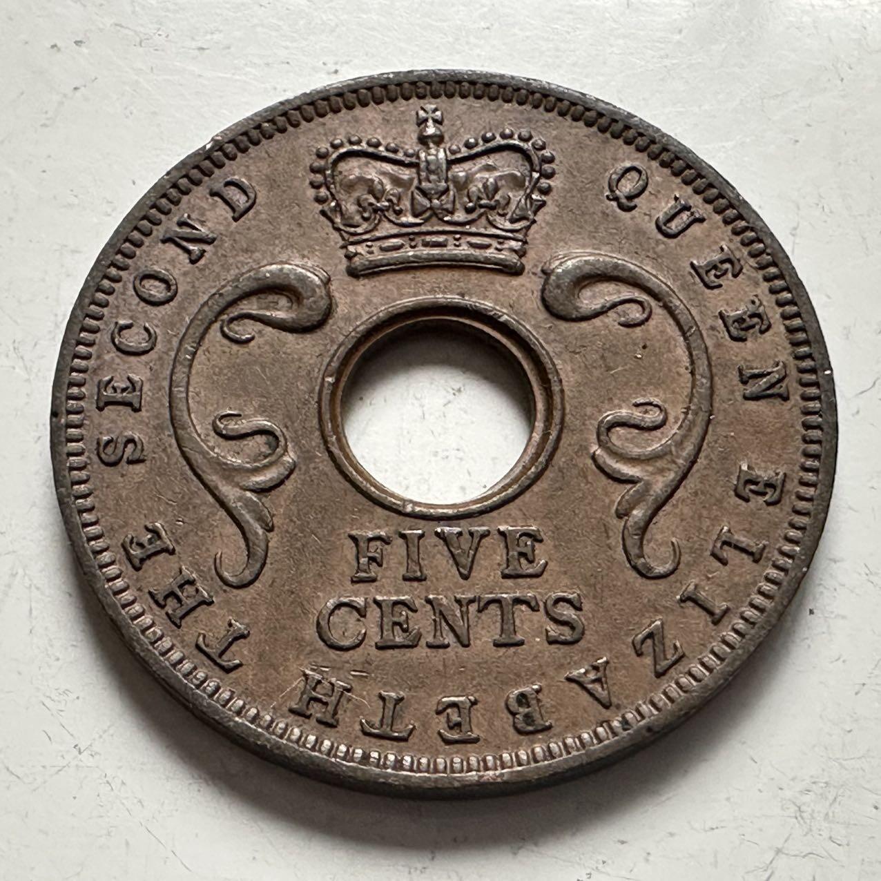 🌹外币初藏🌹🐯2025年第141场  每周二四六晚8️⃣点 接代拍 英属东非1963年五分