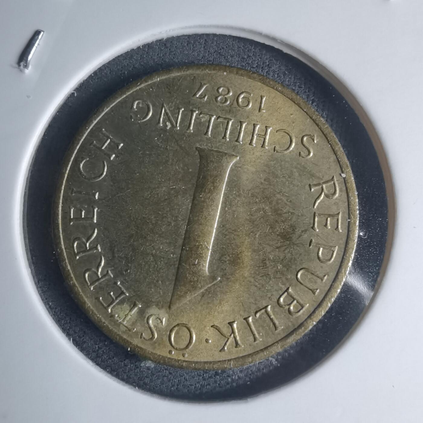 沼泽如烟--第935场 奥地利1987年1先令