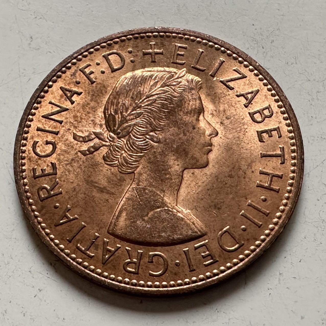 🌹外币初藏🌹🐯2025年第141场  每周二四六晚8️⃣点 接代拍 英国1967年一便士 