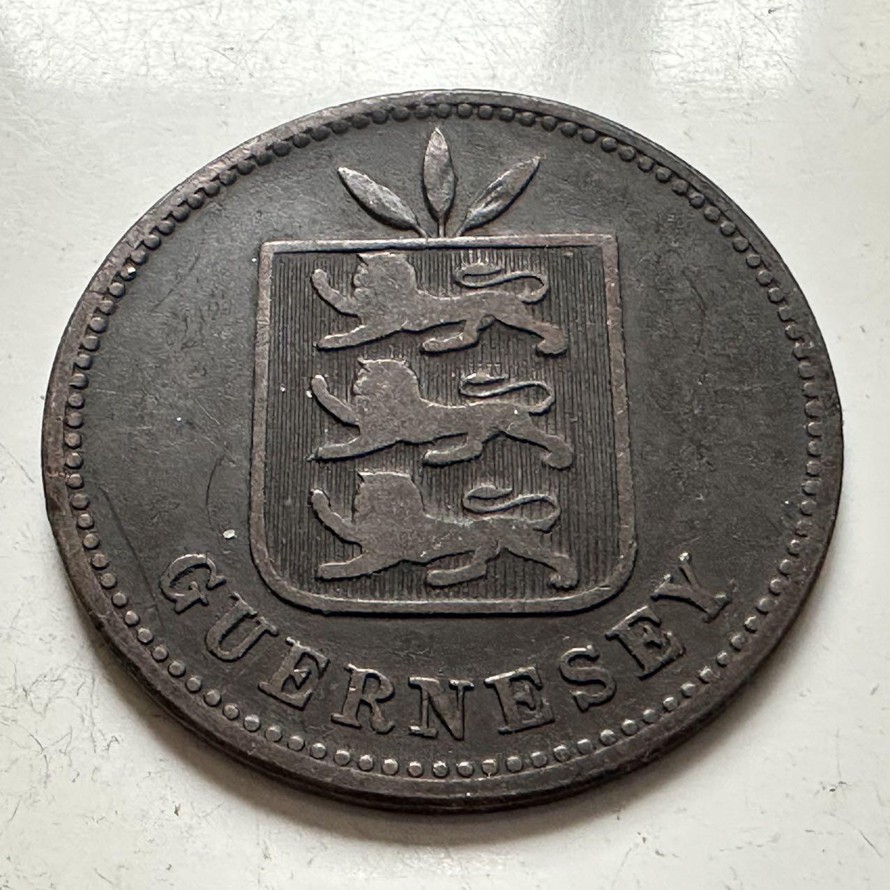 🌹外币初藏🌹🐯2025年第141场  每周二四六晚8️⃣点 接代拍 根西岛1889年4道布