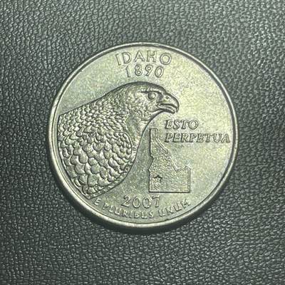 回流1222 - 美国州币系列之2007年爱达荷州 白头海雕