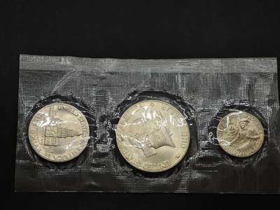【淘币小摊】实时拍第八百三十拍   银币套币场   满百包邮可预留二周 每周一统一发货   - 美国1976年建国200周年银币3枚套币重42.35克400银银价237