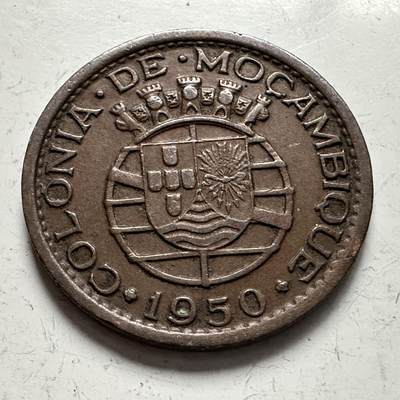 🌹外币初藏🌹🐯2025年第141场  每周二四六晚8️⃣点 接代拍 - 莫桑比克1950年20分