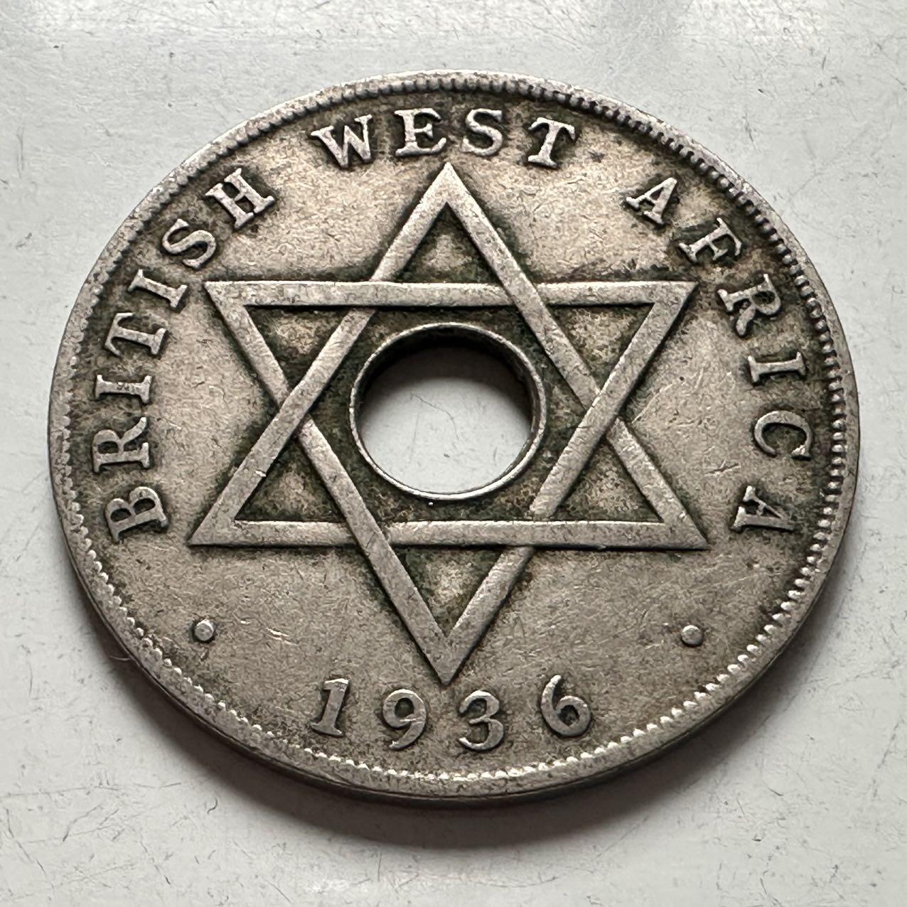 🌹外币初藏🌹🐯2025年第141场  每周二四六晚8️⃣点 接代拍 英属西非1936年 爱八1便士 a