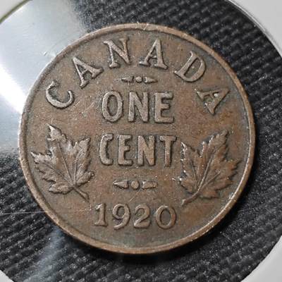 KK钱币收藏小铺 第381期  2月预留时间 周末发货 - 1920加拿大1分 