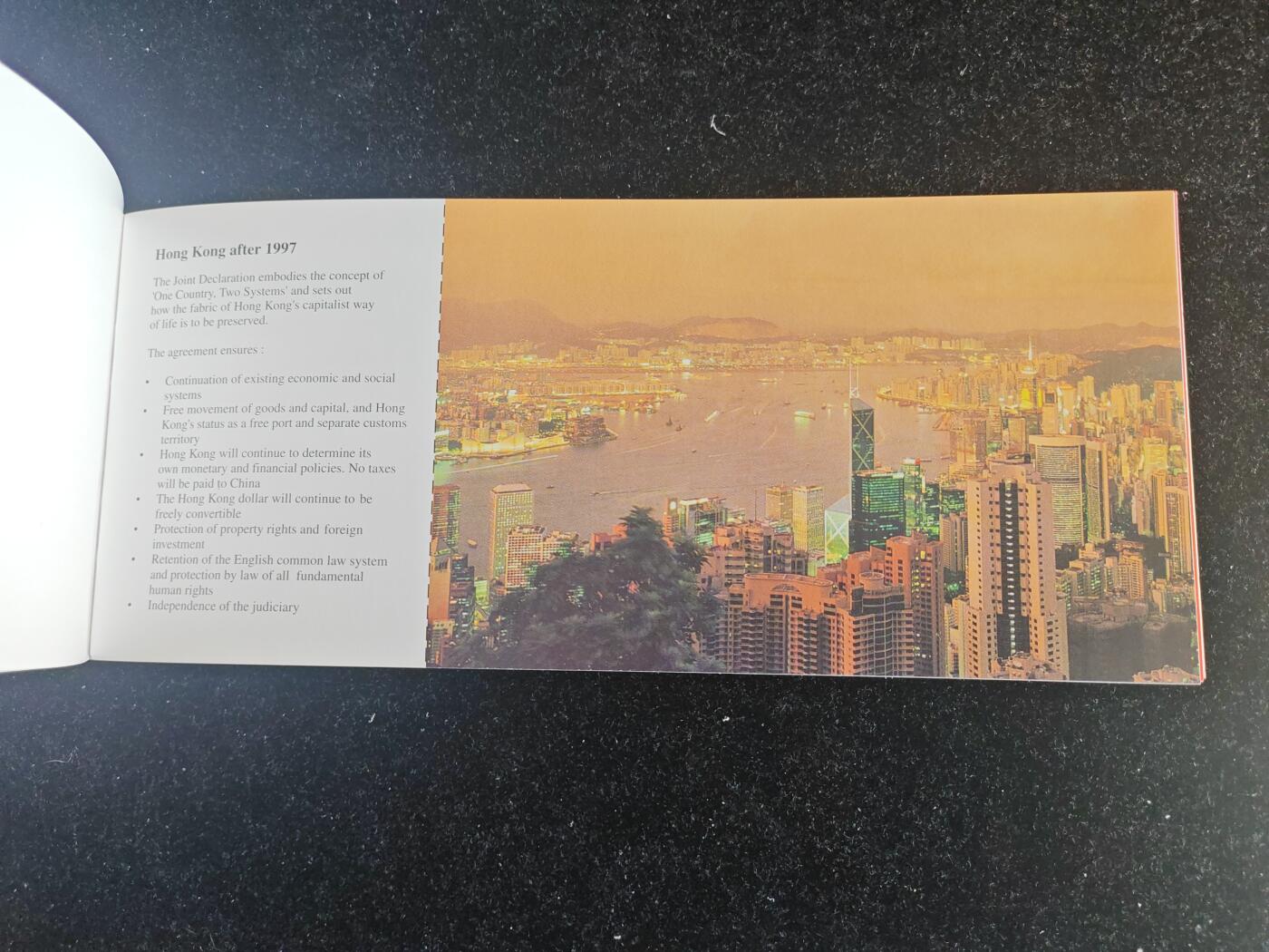 英国 无4 E序 原装册 HK97冠 香港 回归 1997年 5英镑 纪念钞 全新UNC