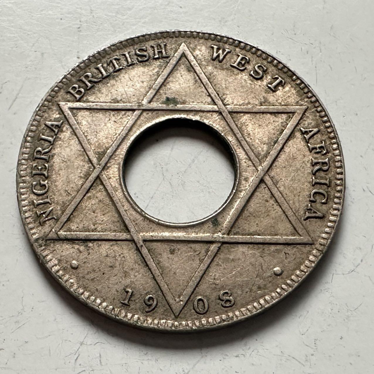 🌹外币初藏🌹🐯2025年第141场  每周二四六晚8️⃣点 接代拍 英属西非1908年1/10便士