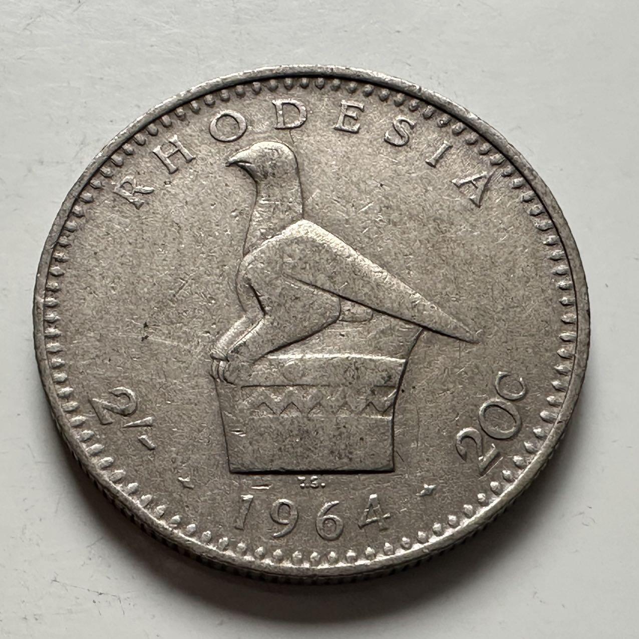 🌹外币初藏🌹🐯2025年第141场  每周二四六晚8️⃣点 接代拍 罗德西亚1964年20分