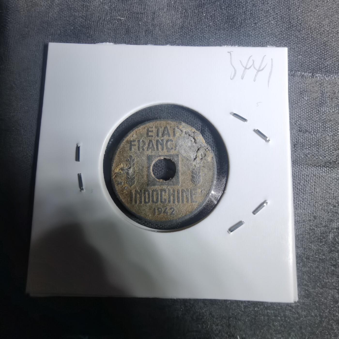 沼泽如烟--第934场 法属印度支那1942年四分之一分