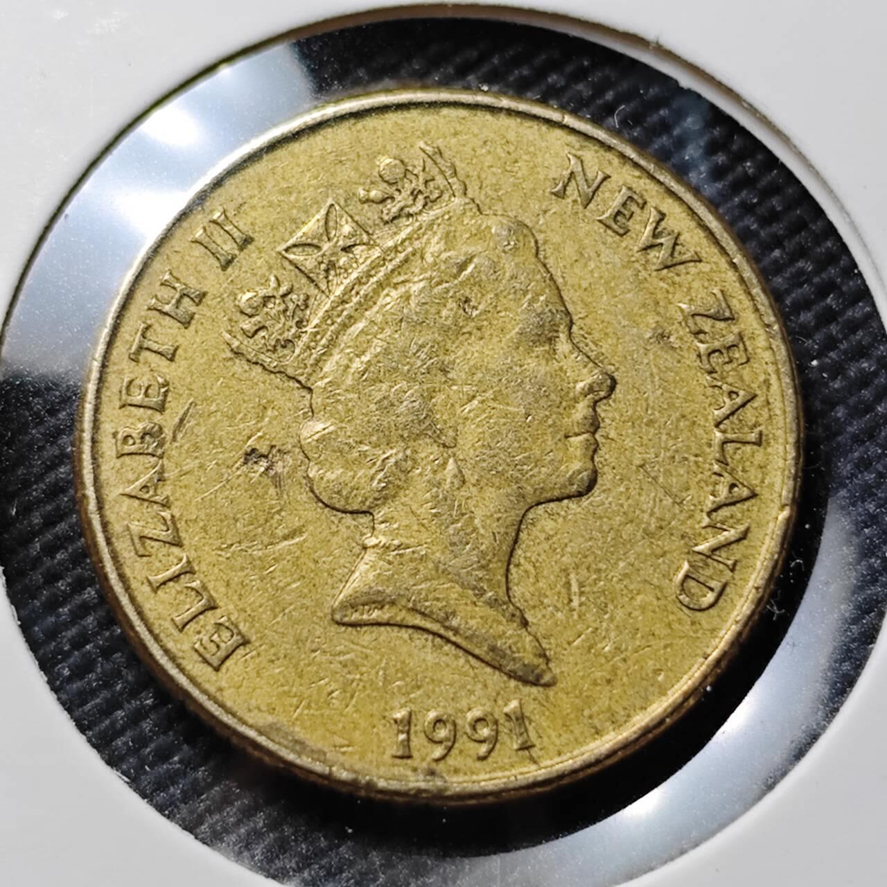 KK钱币收藏小铺 第380期  2月预留时间 周末发货  新西兰1元