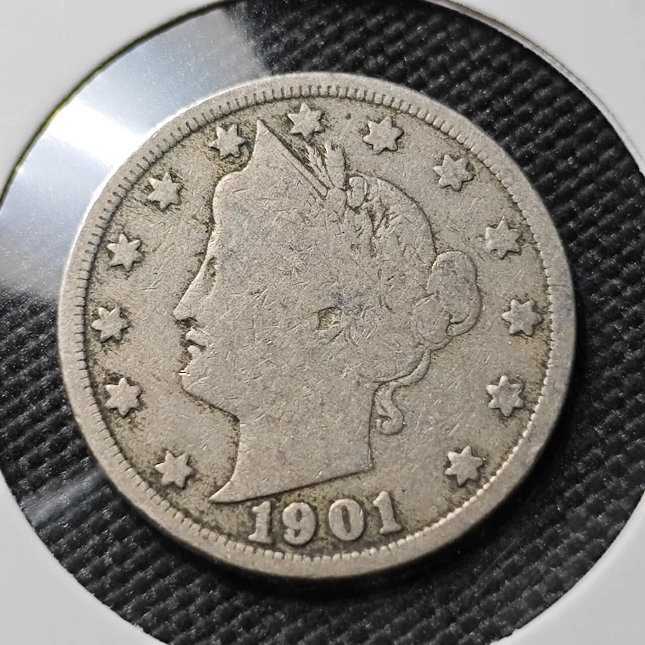 KK钱币收藏小铺 第380期  2月预留时间 周末发货  美国5分镍币