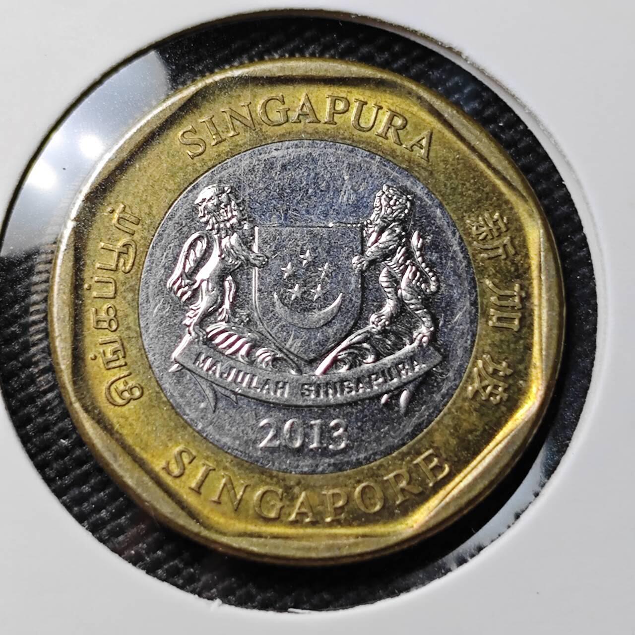 KK钱币收藏小铺 第380期  2月预留时间 周末发货  新加坡1元