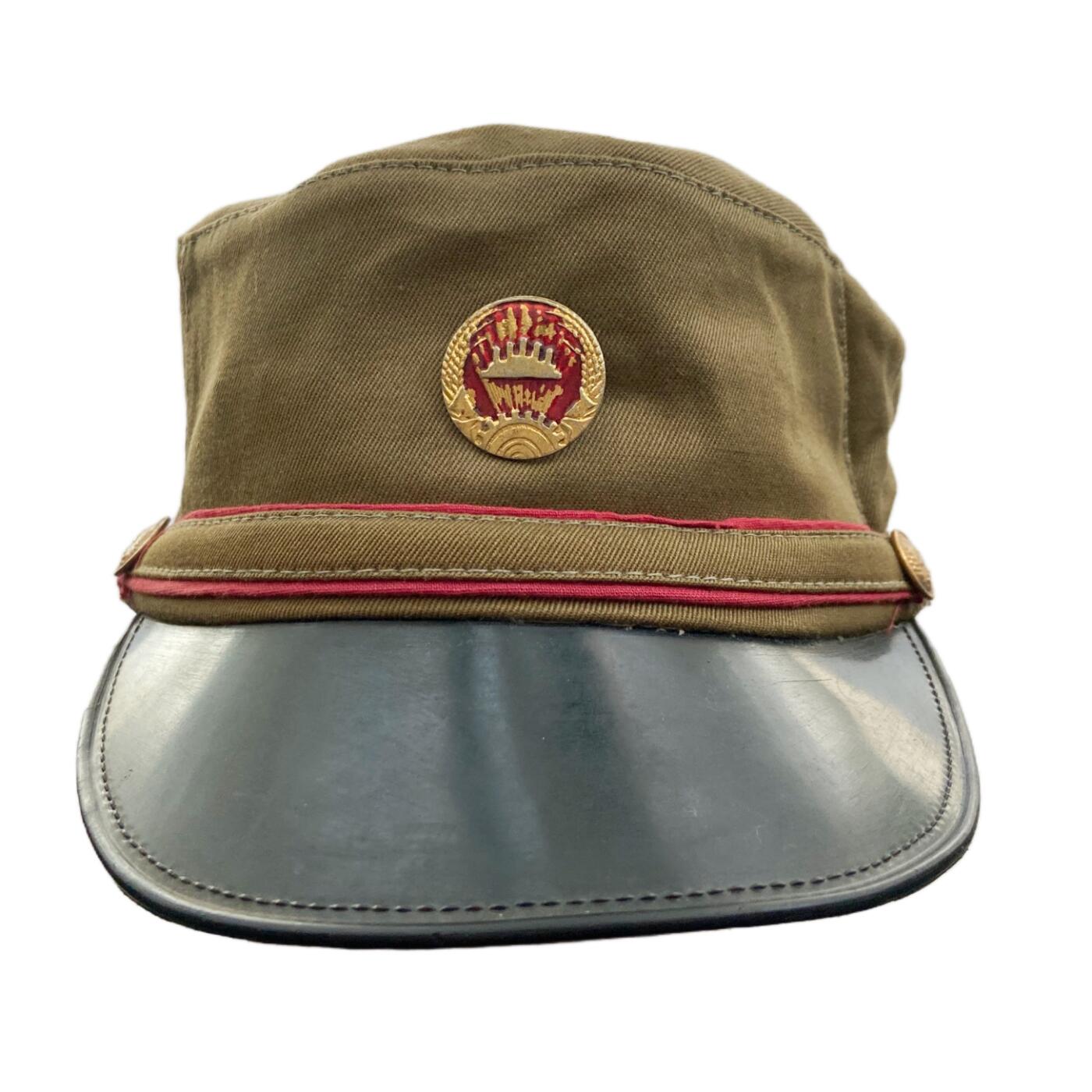 熹将军2026新春小拍2 总57期 大珍 柬埔寨人民共和国时期夏季常服军帽 配件齐全