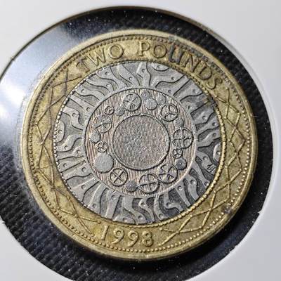 KK钱币收藏小铺 第380期  2月预留时间 周末发货 - 英国2镑双色币 