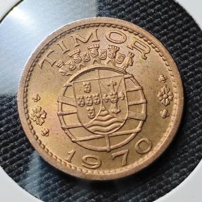 KK钱币收藏小铺 第380期  2月预留时间 周末发货 -  1970葡属东帝汶50分 好品