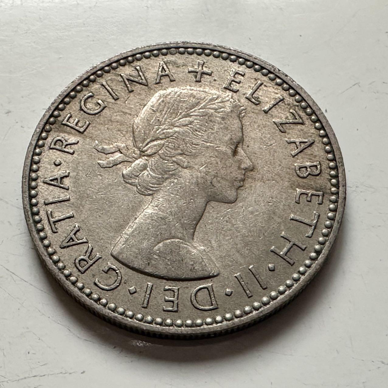 🌹外币初藏🌹🐯2025年第141场  每周二四六晚8️⃣点 接代拍 英国1958年一先令