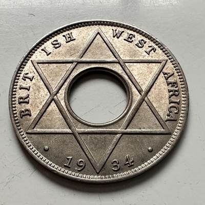 🌹外币初藏🌹🐯2025年第141场  每周二四六晚8️⃣点 接代拍 - 英属西非1934年1/10便士