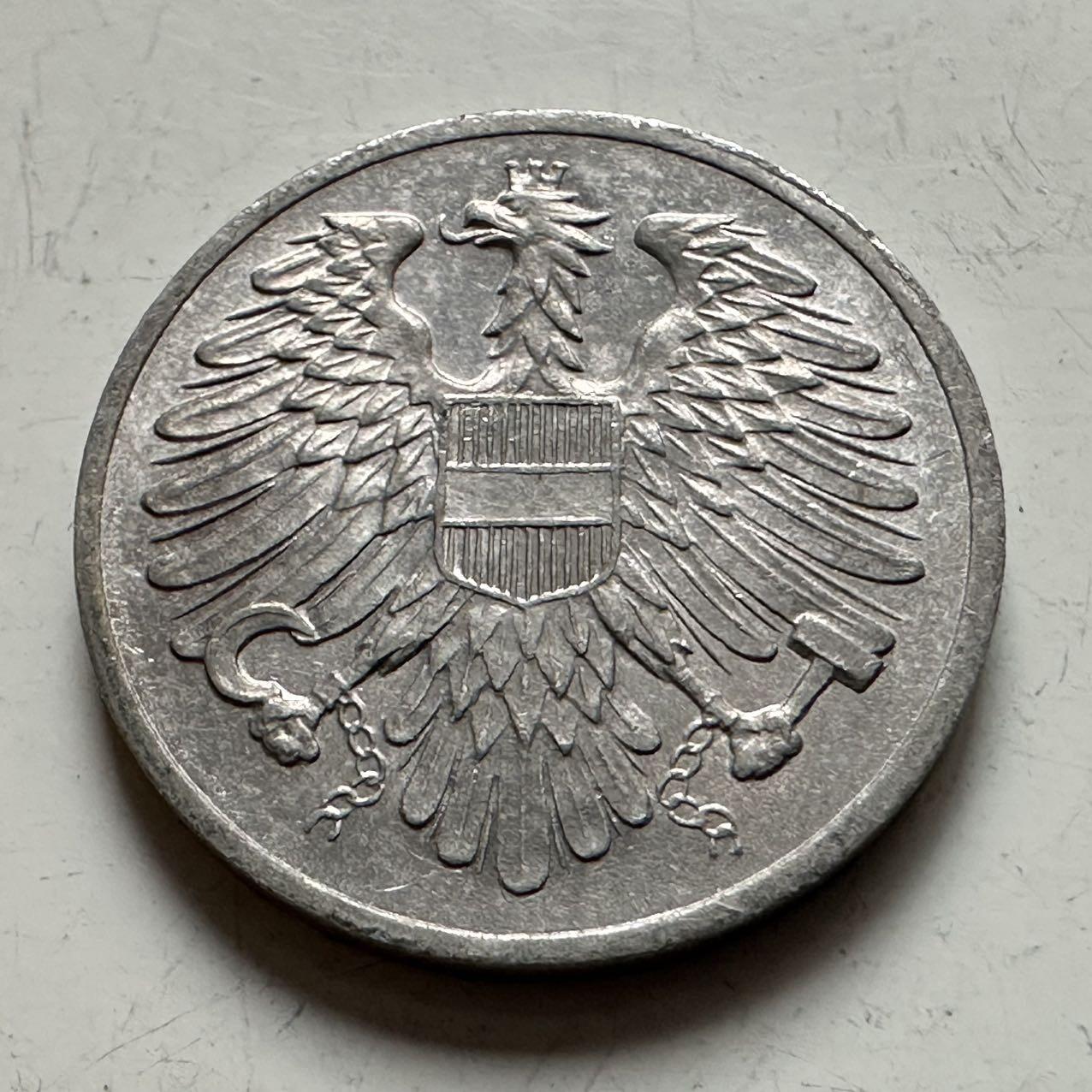 🌹外币初藏🌹🐯2025年第141场  每周二四六晚8️⃣点 接代拍 奥地利1954年2格罗申