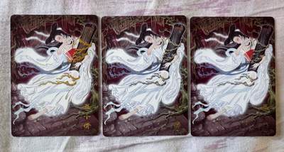 月落卡牌之特卡第1期-美女艺术卡专场 - 解语花 彫仙 聂小倩  9拼+3连普卡一套