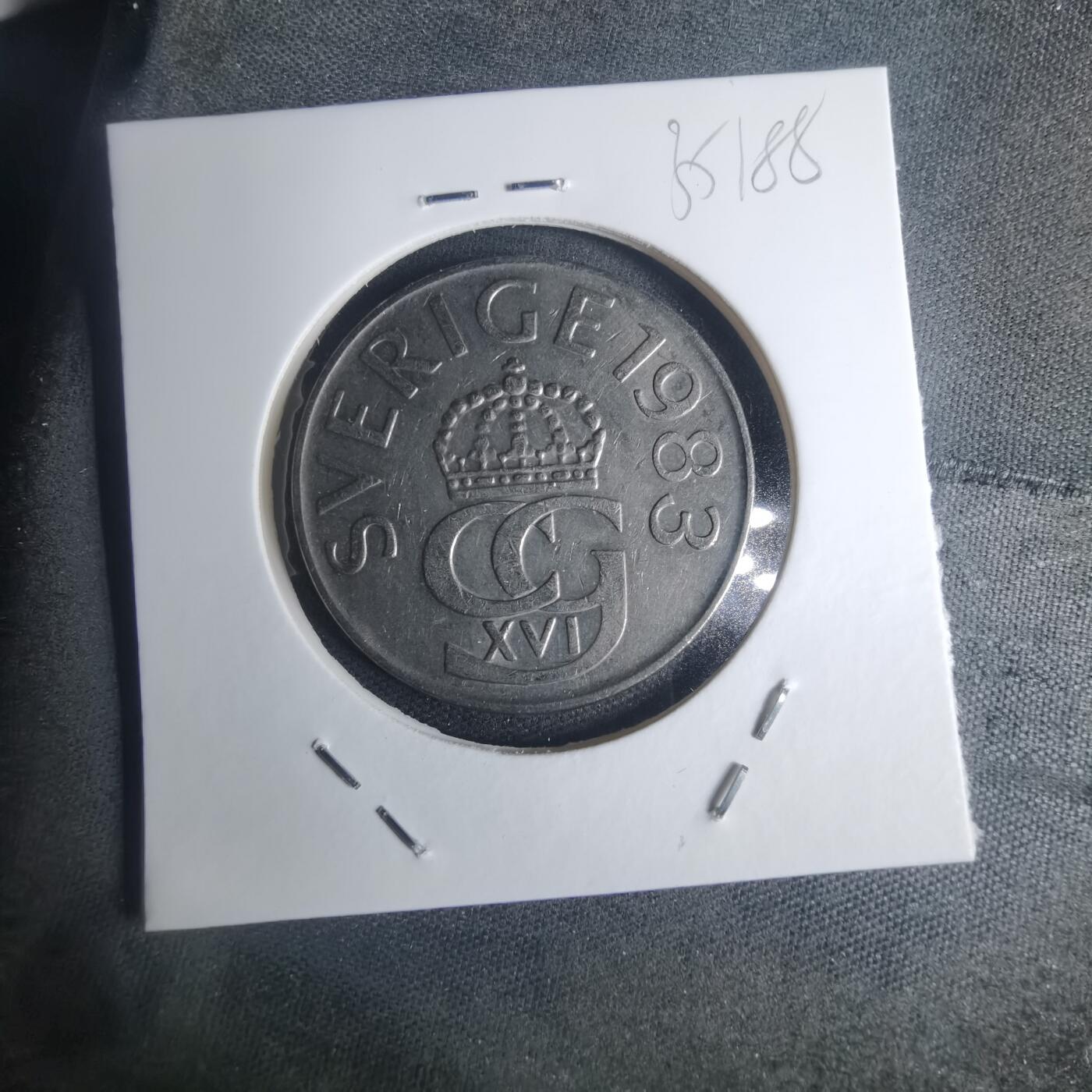 沼泽如烟--第935场 瑞典1983年5克朗