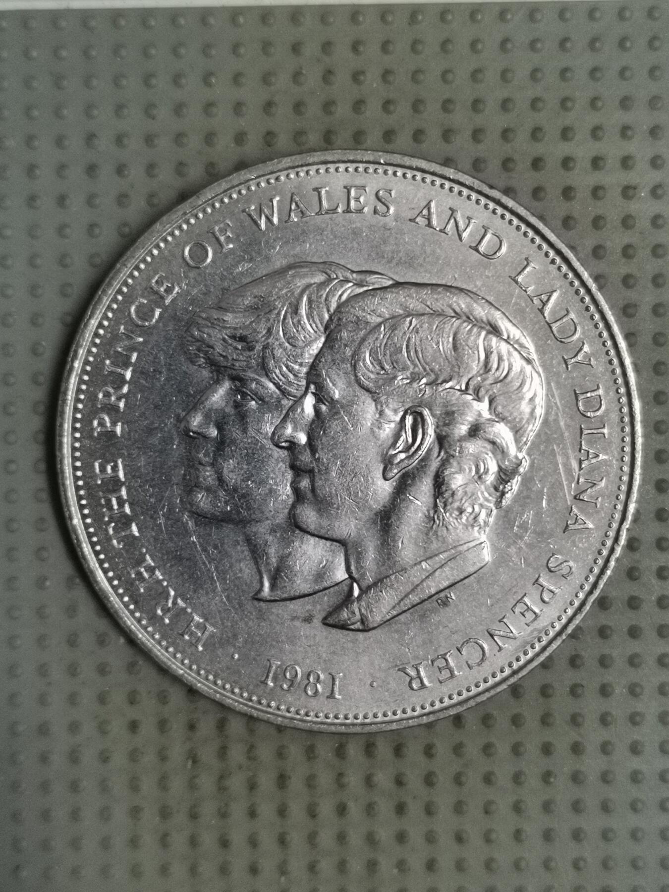 2025年第140场各国散币拍卖（总第140场） 英国1981年查尔斯戴安娜大婚克朗币