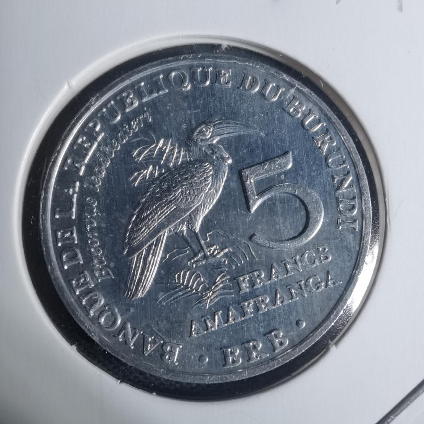 沼泽如烟--第934场 布隆迪2014年5法郎