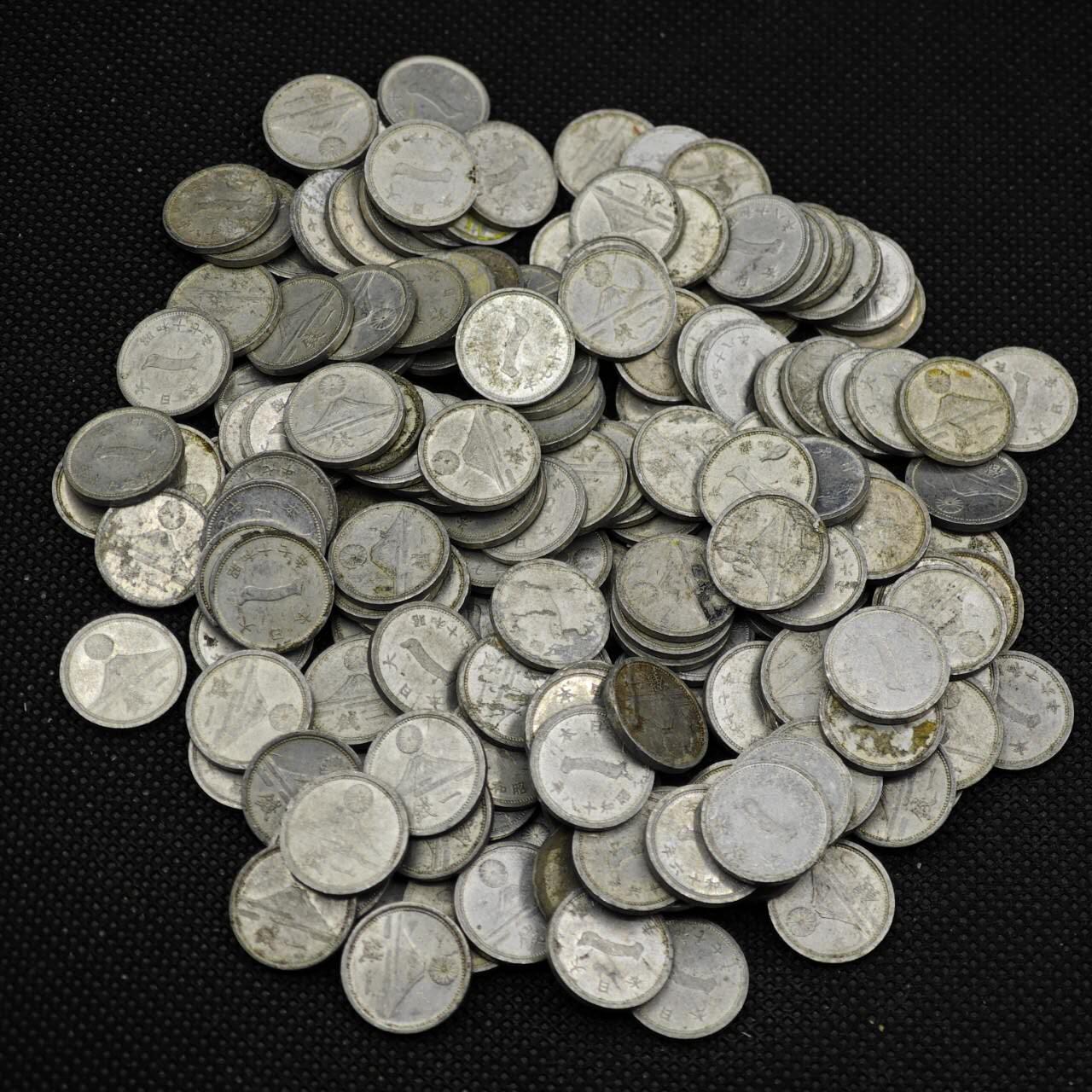 【淘币小摊】实时拍第八百三十一拍   散币场   满百包邮可预留二周 每周一统一发货    日本富士山一钱铝币170枚