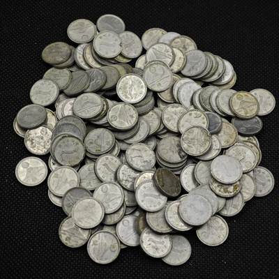 【淘币小摊】实时拍第八百三十一拍   散币场   满百包邮可预留二周 每周一统一发货   -  日本富士山一钱铝币170枚