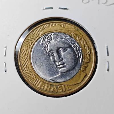 KK钱币收藏小铺 第380期  2月预留时间 周末发货 -  巴西1瑞尔双色币