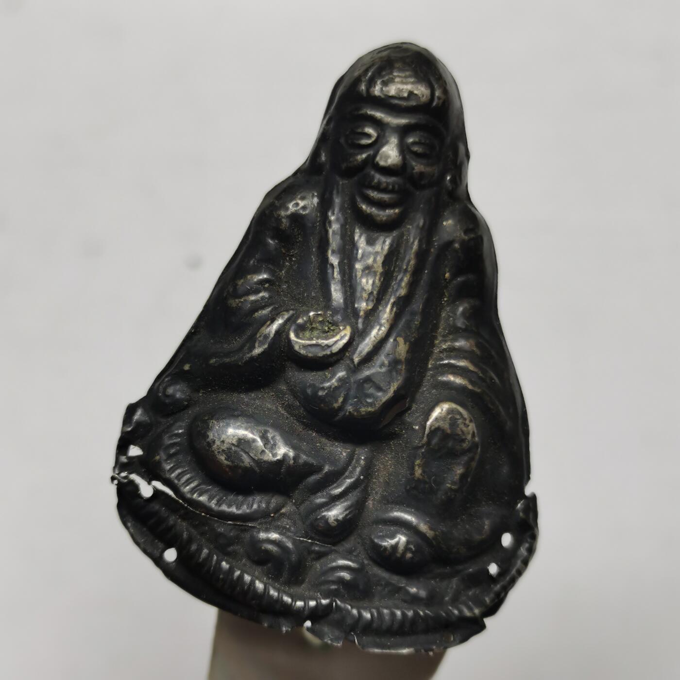 杂件专场89期 清代老银寿星，差品当银价卖