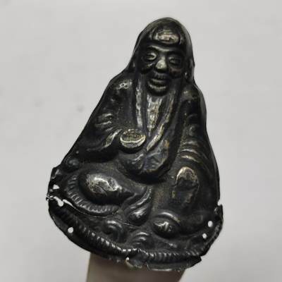 杂件专场89期 - 清代老银寿星，差品当银价卖