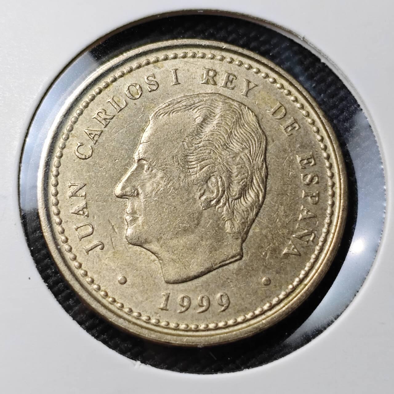 KK钱币收藏小铺 第380期  2月预留时间 周末发货  西班牙100比塞塔纪念币