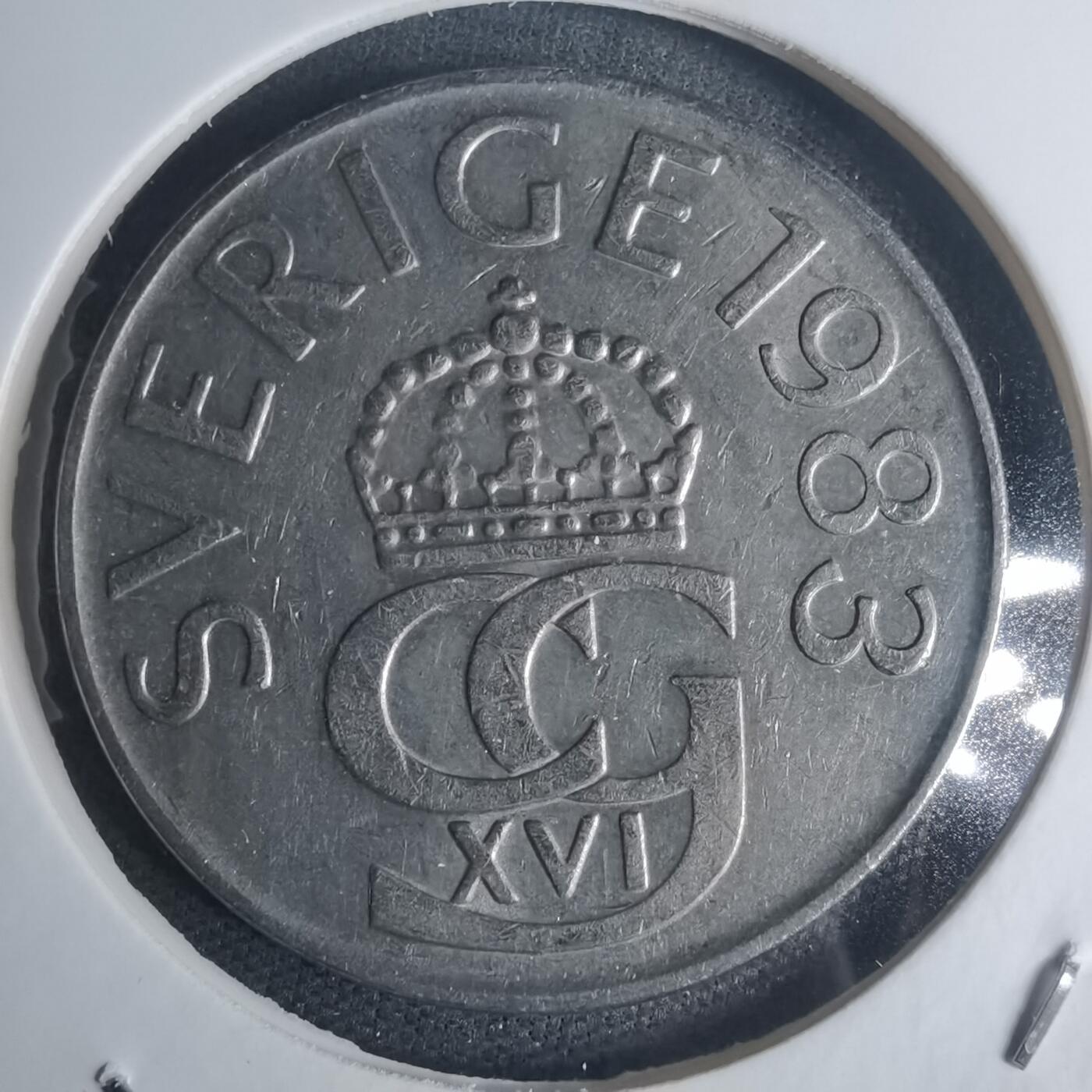 沼泽如烟--第935场 瑞典1983年5克朗