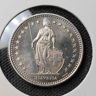 KK钱币收藏小铺 第380期  2月预留时间 周末发货 - 2011瑞士1法郎 