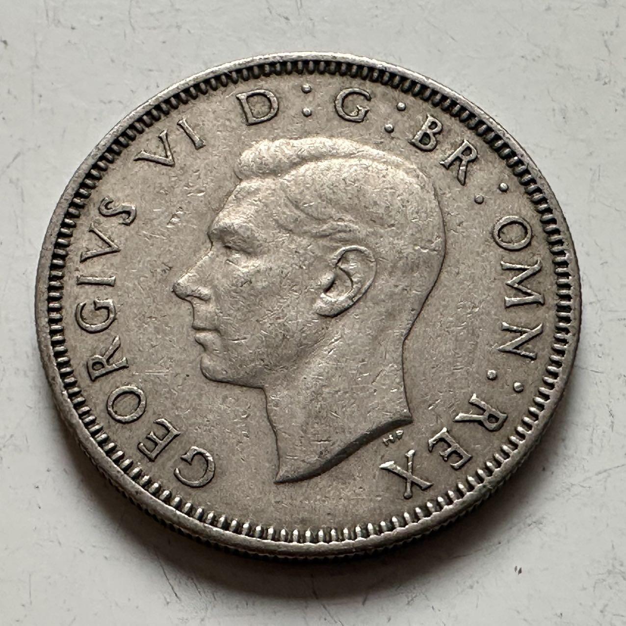 🌹外币初藏🌹🐯2025年第141场  每周二四六晚8️⃣点 接代拍 英国1949年一先令