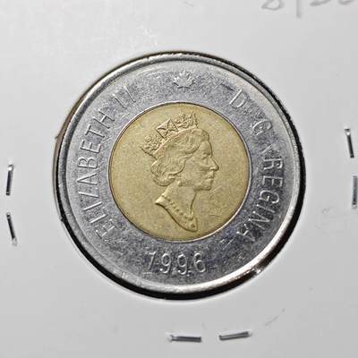 KK钱币收藏小铺 第381期  2月预留时间 周末发货 - 1996加拿大2元 