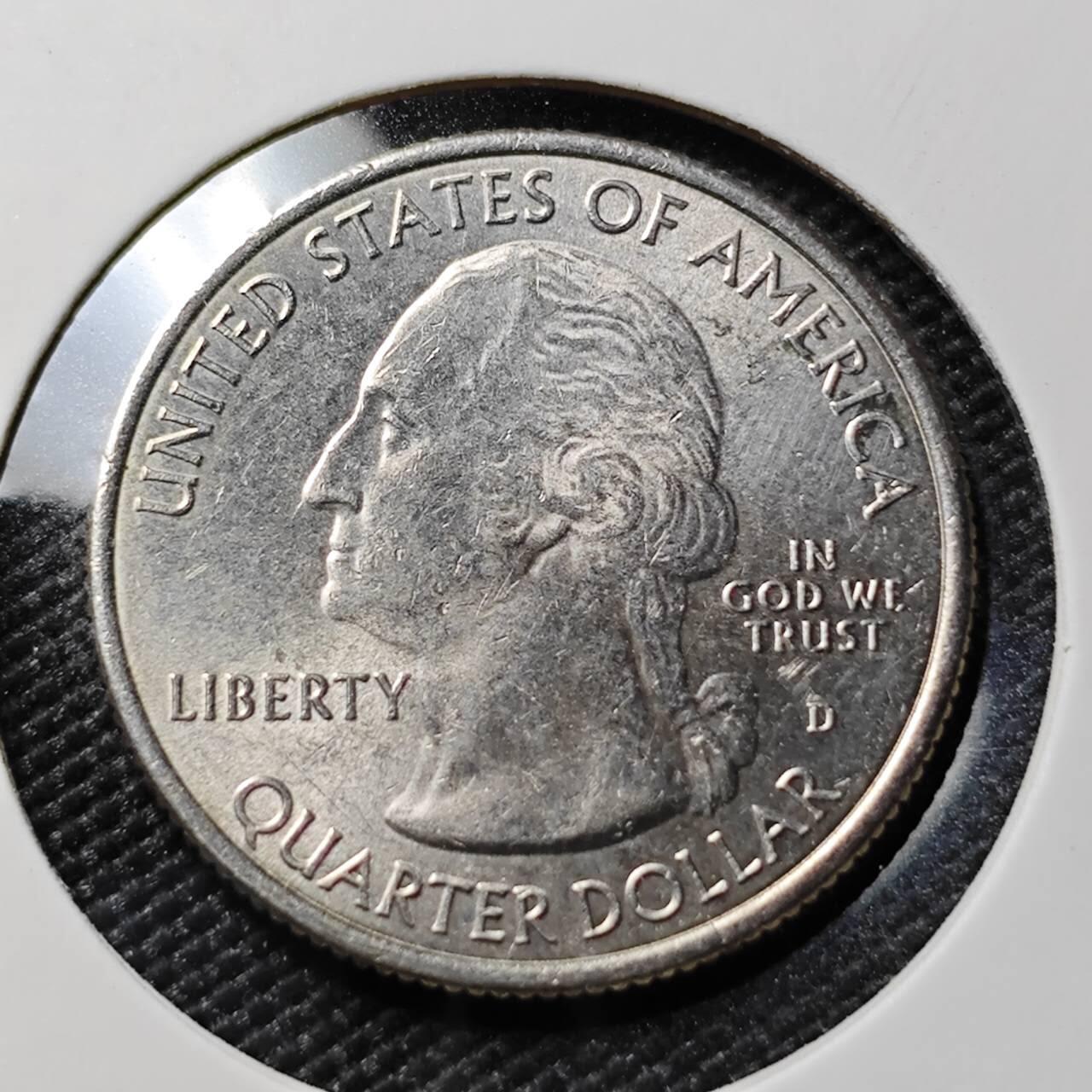 KK钱币收藏小铺 第380期  2月预留时间 周末发货  美国25分纪念币