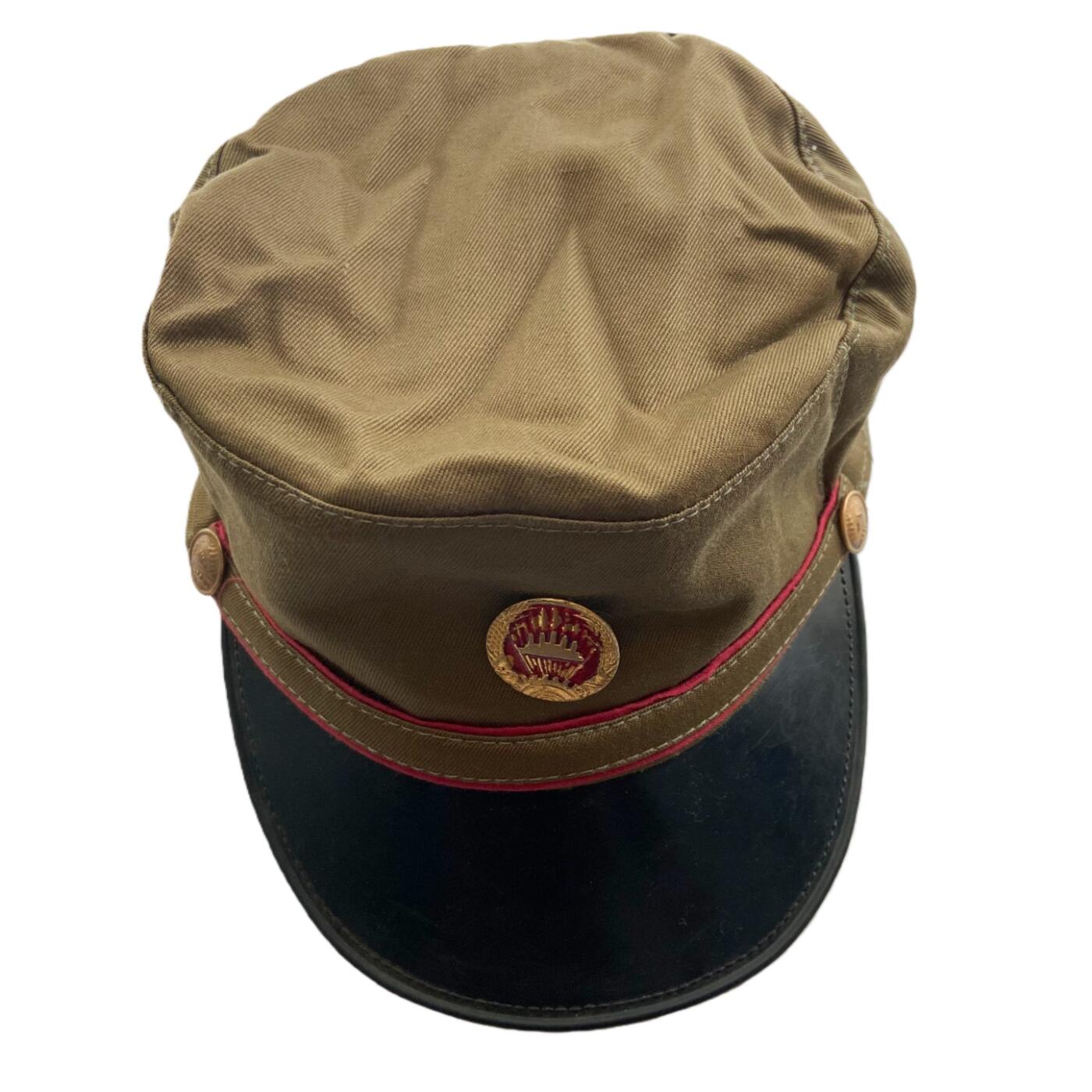 熹将军2026新春小拍2 总57期 大珍 柬埔寨人民共和国时期夏季常服军帽 配件齐全