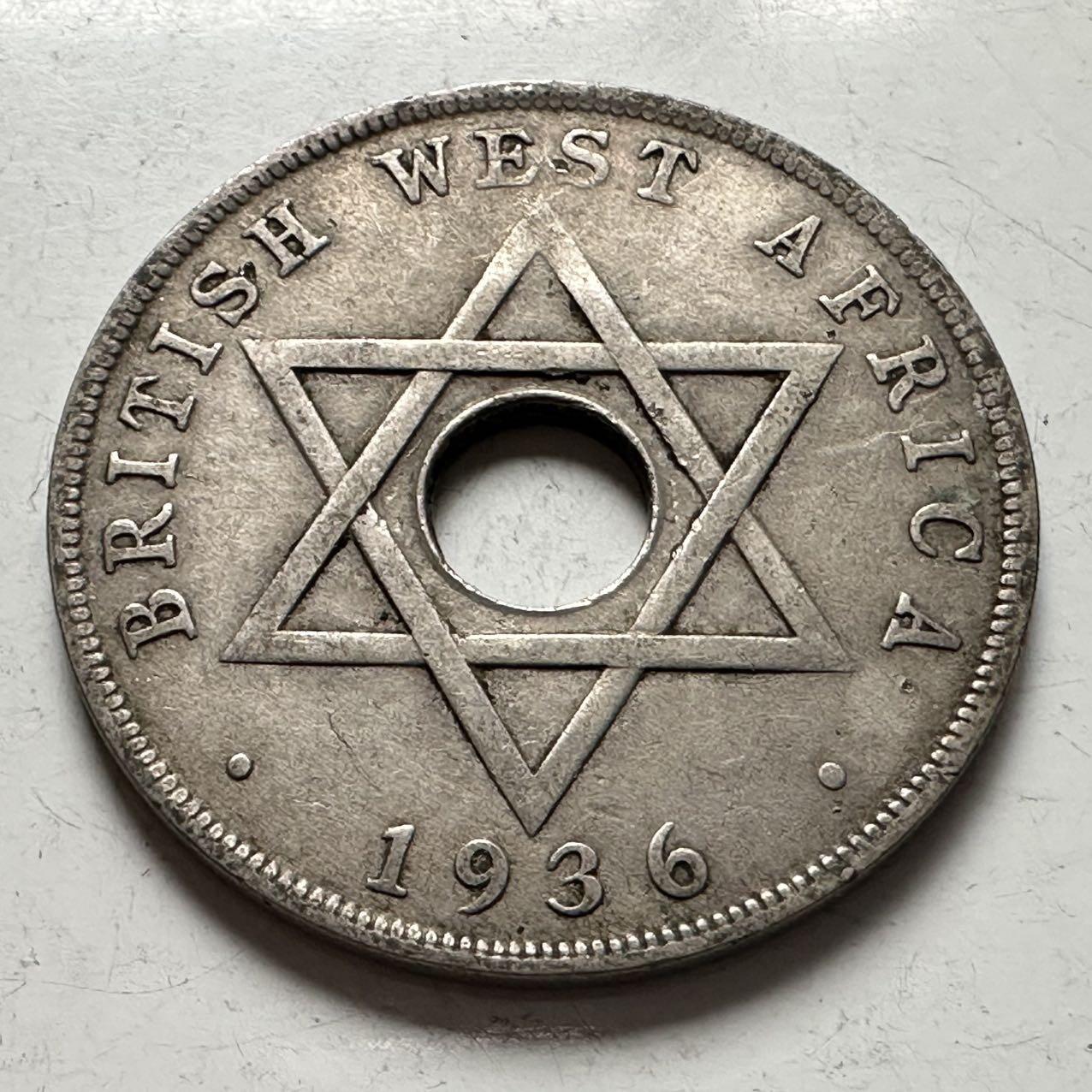 🌹外币初藏🌹🐯2025年第141场  每周二四六晚8️⃣点 接代拍 英属西非1936年 爱八1便士 b