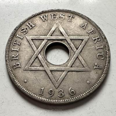 🌹外币初藏🌹🐯2025年第141场  每周二四六晚8️⃣点 接代拍 - 英属西非1936年 爱八1便士 b