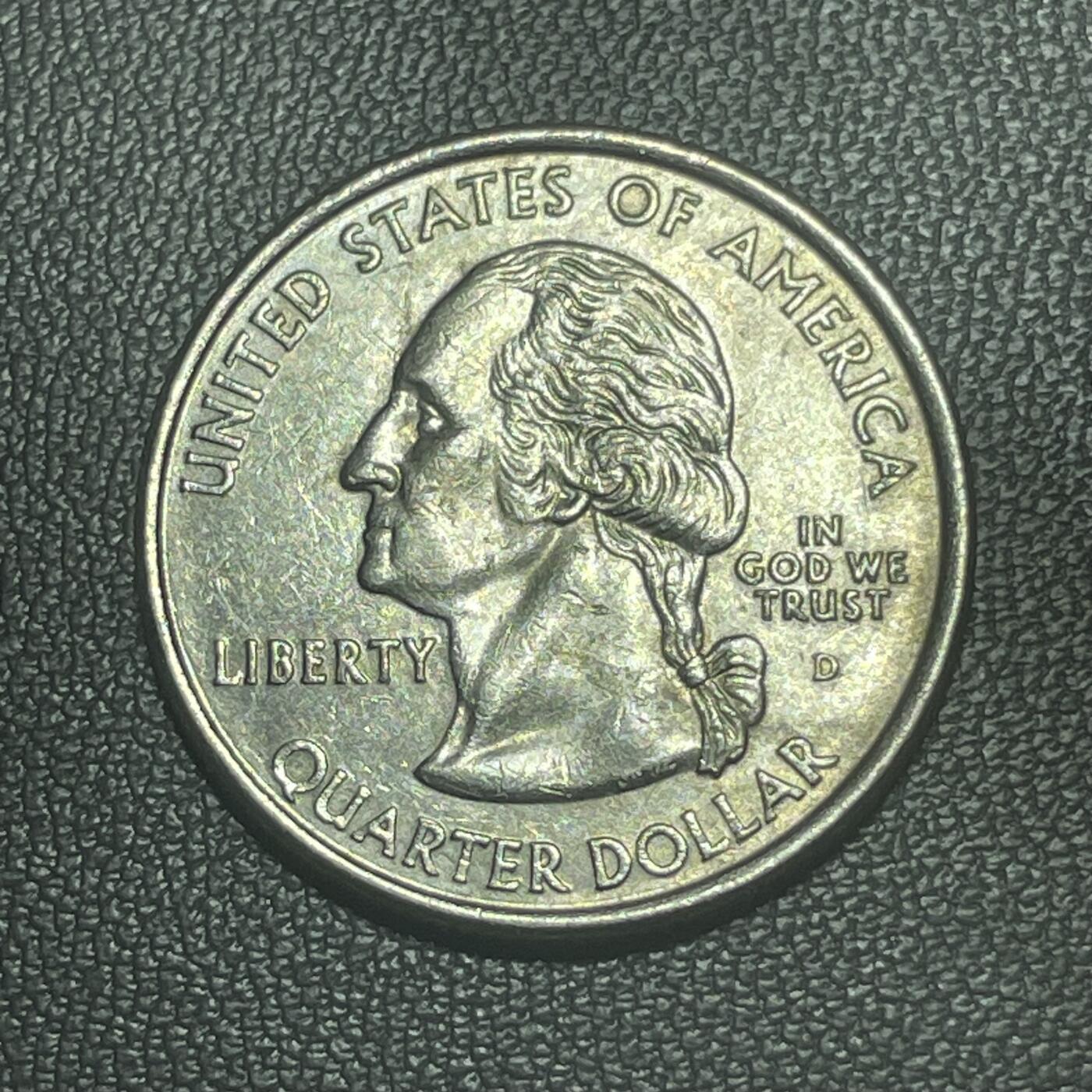 回流1222 美国州币系列之2006年南达科他州 拉什莫尔山、环颈雉鸡